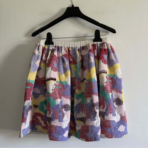 Manoush Dresses & Skirts - Manoush Designer Multicolor Colorful Flowy Mini Skirt size 6 EUC